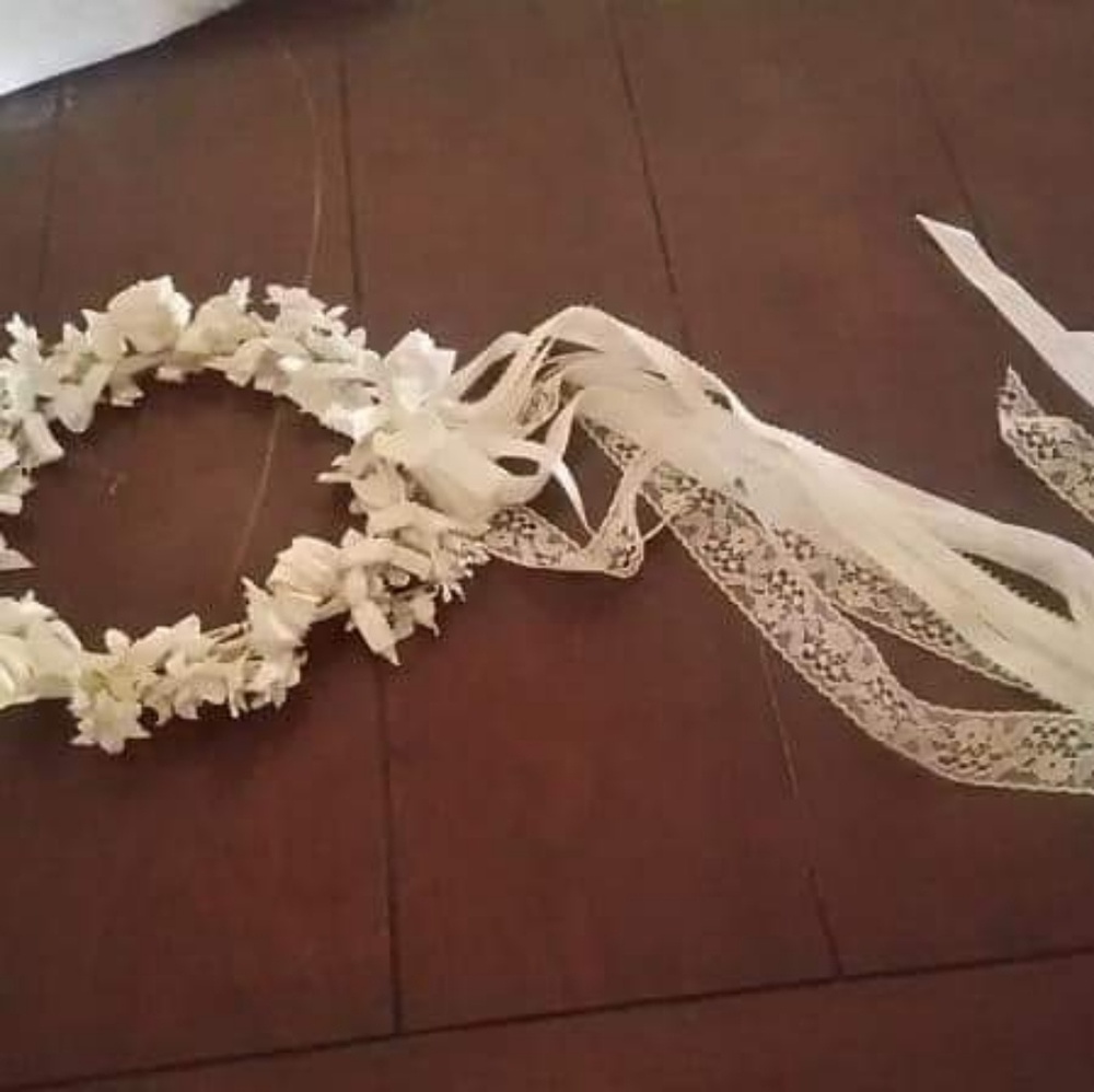 Silk head dress